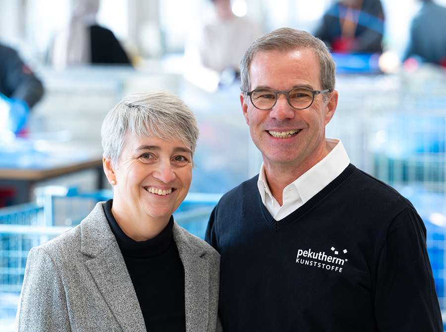 Commercial Manager Daniela Pfister and Managing Director Heiko Pfister